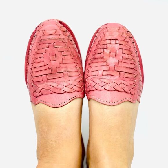 Handmade Leather Huarache Slides - Picture 5 of 5